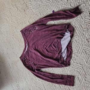 Winter shirt/long crop top